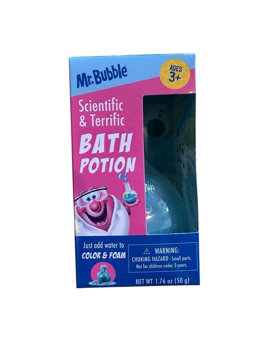 Mr. Bubble Bath Potion Erupting Foam Scientific & Terrific 1.76oz Just Add Water
